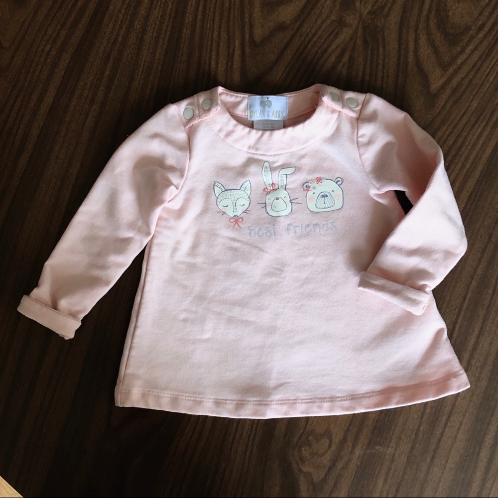 3/20$ ⭐️ Baby girl warm top - 6-9m